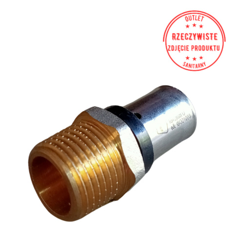 Złączka zaprasowywano-wkrętna TweeTop 16x1/2'' Złączka zaprasowywano-wkrętna TweeTop 16x1/2''