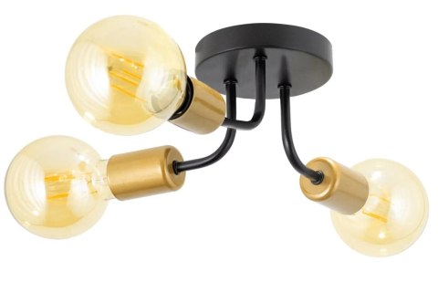 LAMPA APP1117-3C BLACK/GOLD
