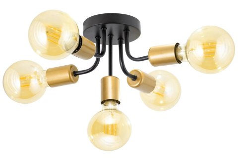 LAMPA APP1118-5C BLACK/GOLD