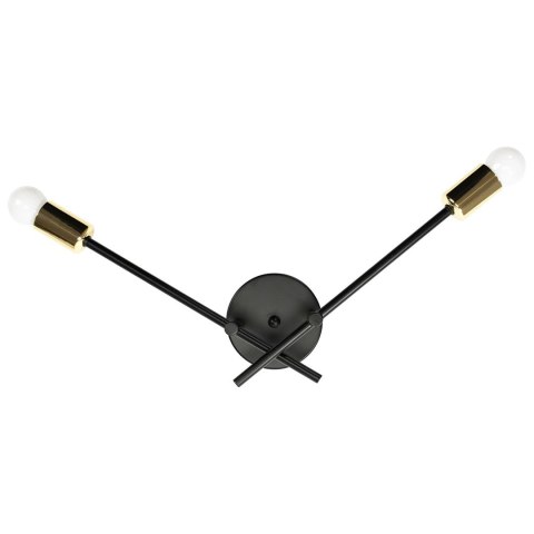 LAMPA APP1119-2W BLACK/GOLD