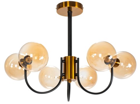 LAMPA APP1120-6CP BLACK GOLD