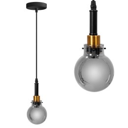 LAMPA APP1124-1CP BLACK/GOLD