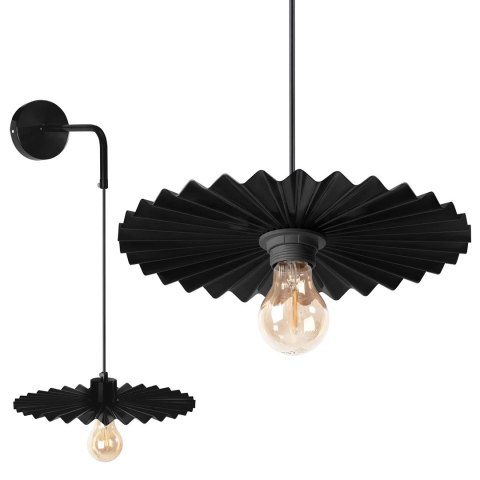 LAMPA APP1355-1W BLACK 30cm