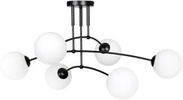 LAMPA APP1576-6CP BLACK MAT