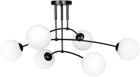 LAMPA APP1576-6CP BLACK MAT