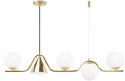Lampa APP1662-5CP Gold Mat