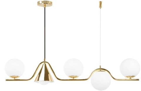 LAMPA APP1662-5CP GOLD MAT