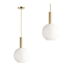 LAMPA APP666-1CP GOLD/WHITE