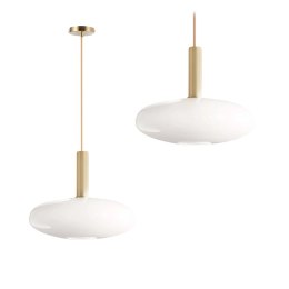 LAMPA APP668-1CP GOLD/WHITE