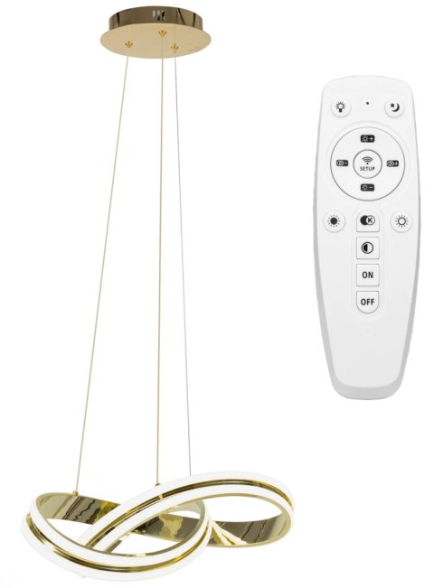 LAMPA APP818-CP RING GOLD