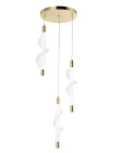 Lampa G009-3CPR White Gold