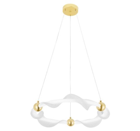 LAMPA G010-CP ROUND WHITE GOLD