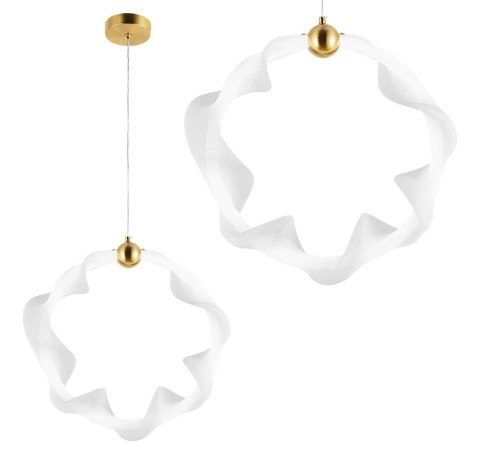 LAMPA G014-1CP WHITE GOLD