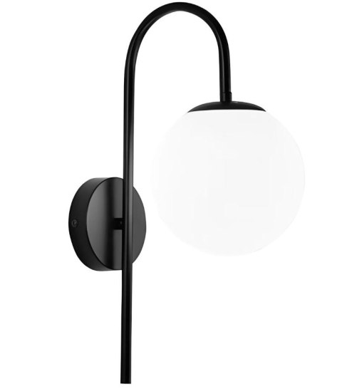 LAMPA G090-1W BLACK WHITE