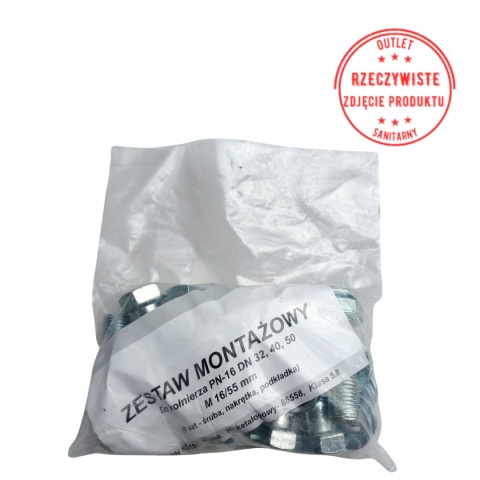 Zestaw montażowy do kołnierza PN16 DN32/40/50 M16x55 (klasa 5,8)