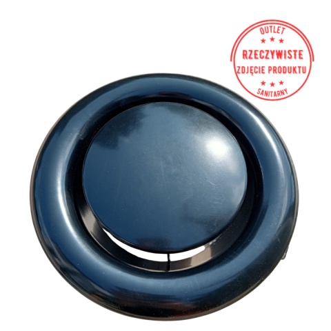 Anemostat wywiewny SMAY KK 125 czarny