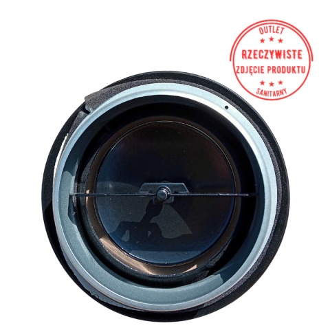 Anemostat wywiewny SMAY KK 125 czarny