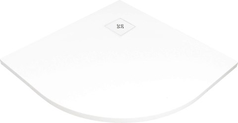 Brodzik akrylowy półokrągły 90x90 cm