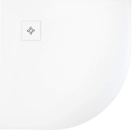 Brodzik akrylowy półokrągły 90x90 cm