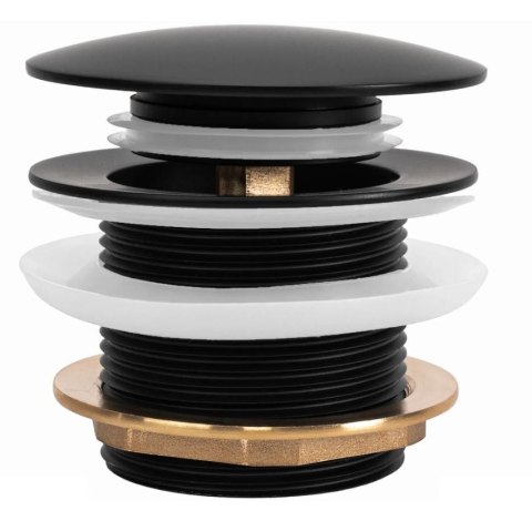 KOREK UNIWERSALNY DO WANNY CZARNY