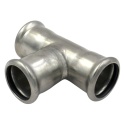Trójnik równoprzelotowy inoxPRES Raccorderie Metalliche 22x22x22