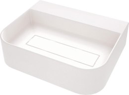 Umywalka granitowa nablatowa z miejscem na baterię - z maskownicą