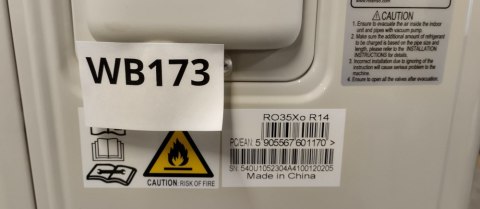 Wyprzedaż (WB173) Klimatyzator ROTENSO REVIO RO35Xo R14 j.zew.