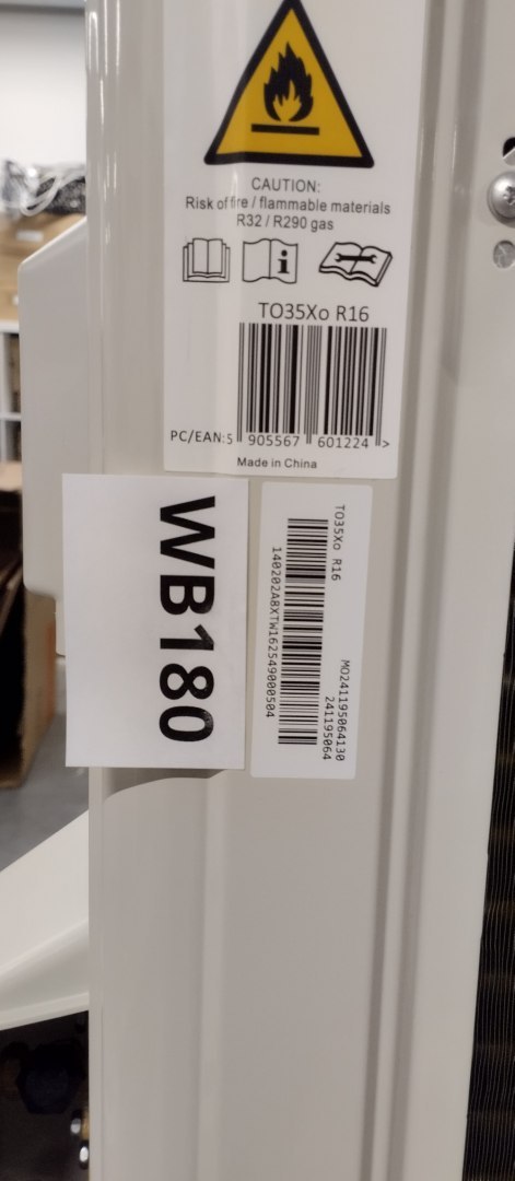 Wyprzedaż (WB180) Klimatyzator ROTENSO TETA TO35Xo R16 j.zewn.