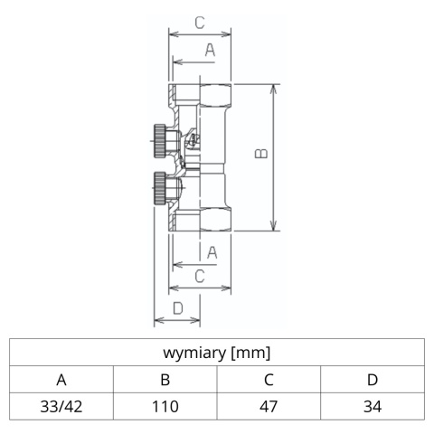 Zawór zwrotny antyskażeniowy EA291NF DN32