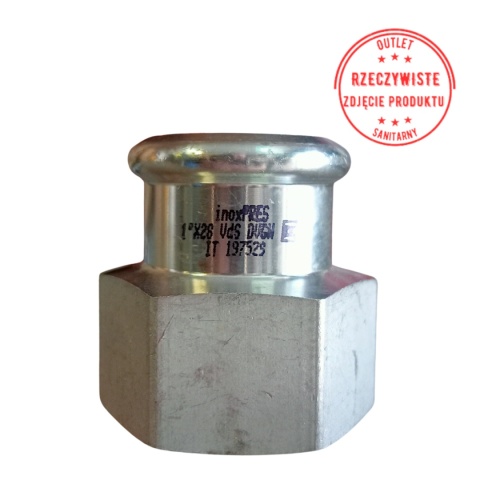 Złączka inoxPRES Raccorderie Metalliche GW 28x1''