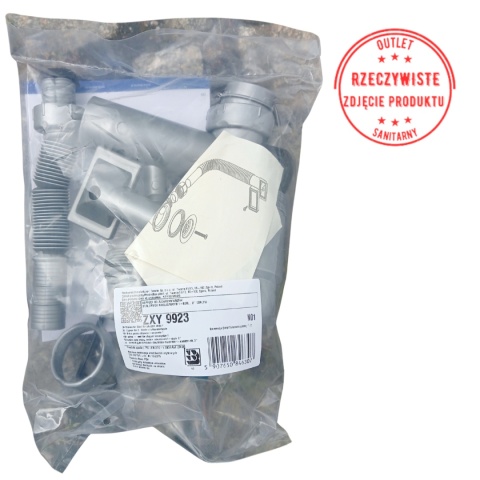 Zlewozmywak 1-komorowy, stalowy, nakładany z osprzętem DEANTE TANGO