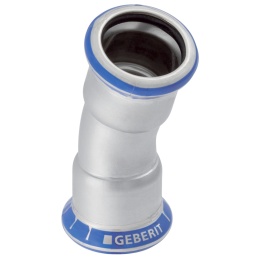 Kolano dwukielichowe Geberit Mapress Edelstahl d15 15°
