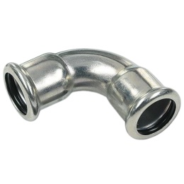 Kolano dwukielichowe SANHA-Therm NiroTherm d76,1 90°