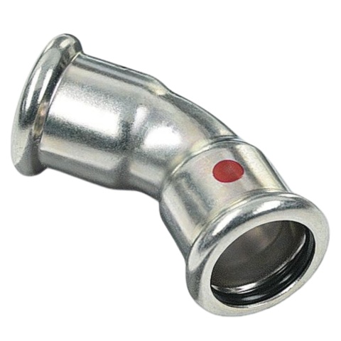 Kolano dwukielichowe SANHA-Therm d35 45°