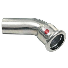 Kolano jednokielichowe SANHA-Therm d67 45°