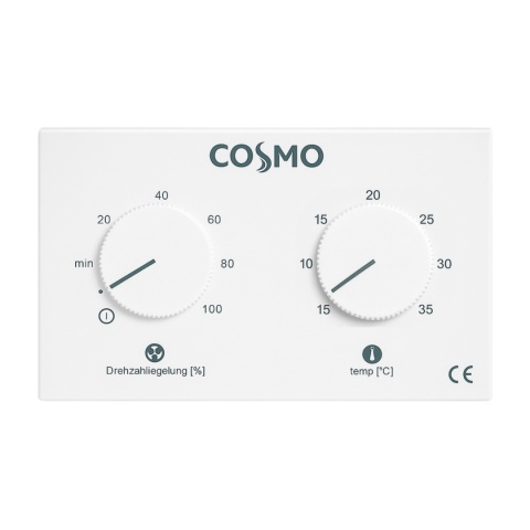 Nastawnik obrotów z wbudowanym termostatem typu MR COSMO Nastawnik obrotów z wbudowanym termostatem typu MR COSMO
