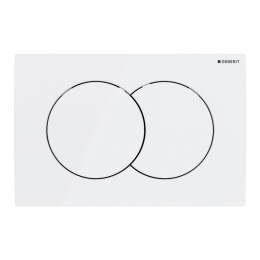 Przycisk uruchamiający Geberit Delta01 do spłukiwania dwudzielnego