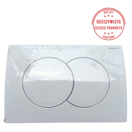 Przycisk uruchamiający Geberit Delta01 do spłukiwania dwudzielnego