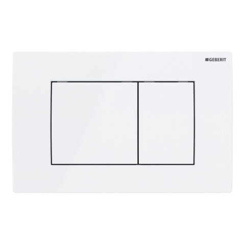 Przycisk uruchamiający Geberit Delta20 (ex Delta30) do spłukiwania dwudzielnego