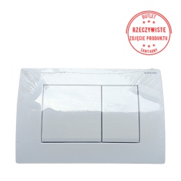 Przycisk uruchamiający Geberit Delta20 (ex Delta30) do spłukiwania dwudzielnego