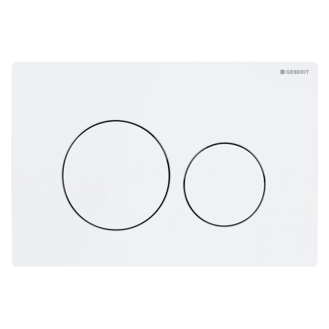 Przycisk uruchamiający Geberit Delta20 do spłukiwania dwudzielnego