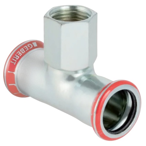 Trójnik przejściowy Geberit Mapress C-Stahl GW 18x1/2''x18