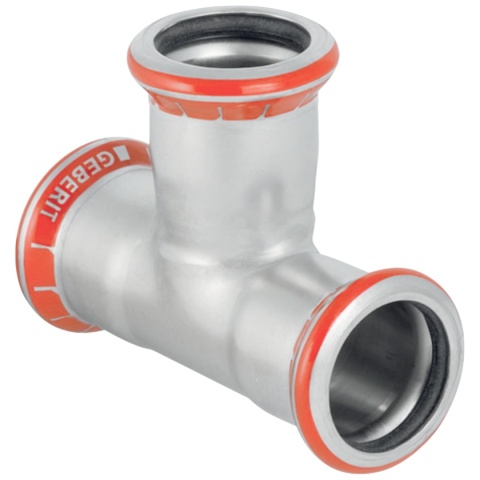 Trójnik redukcyjny Geberit Mapress C-Stahl 108x88,9x108