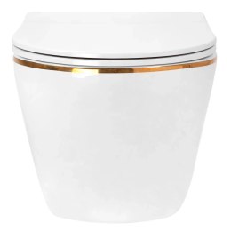 Miska WC REA CARLO MINI TORNADO NFQ GOLD EDGE