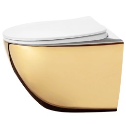 Miska WC REA CARLO MINI TORNADO NFQ GOLD WHITE