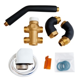 Zestaw z zaworem 3-drogowym i siłownikiem do klimakonwektorów AERMEC VED