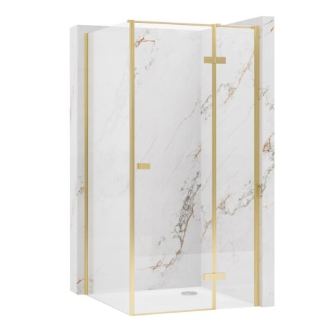 DRZWI PRYSZNICOWE ATLAS BRUSH GOLD 80 L