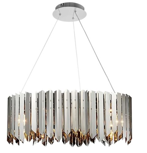 LAMPA APP1763-8CP 50cm CHROME GOLD