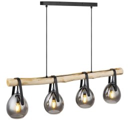LAMPA APP1775-4CP WOOD GREY