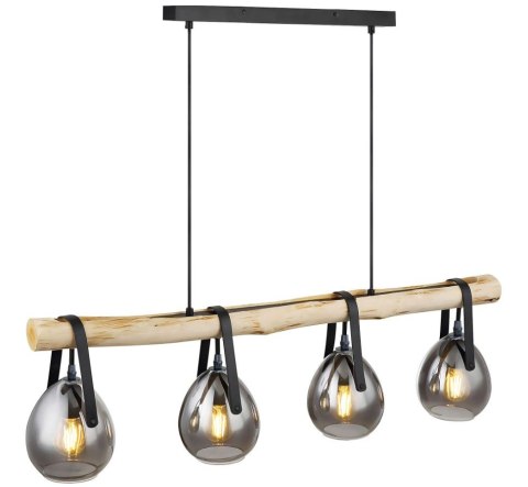 LAMPA APP1775-4CP WOOD GREY